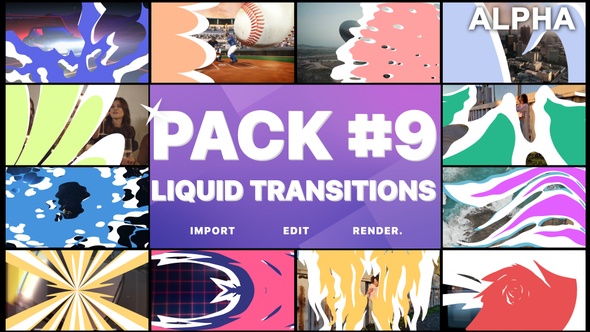 Liquid Transitions Pack 09 | Motion Graphics Pack
