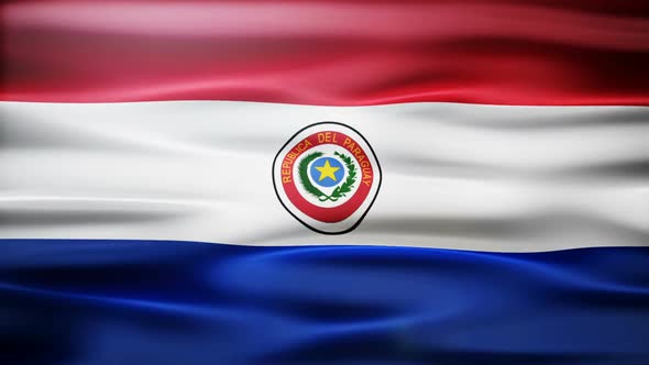 Paraguay Flag Waving