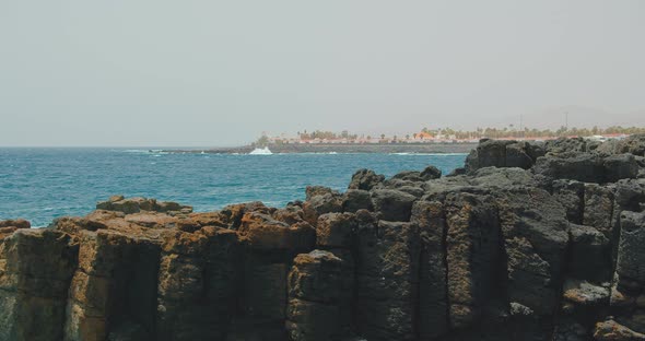 Atlantic Ocean Landscape in Slow Motion