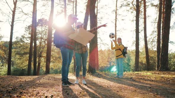 Family on Hike