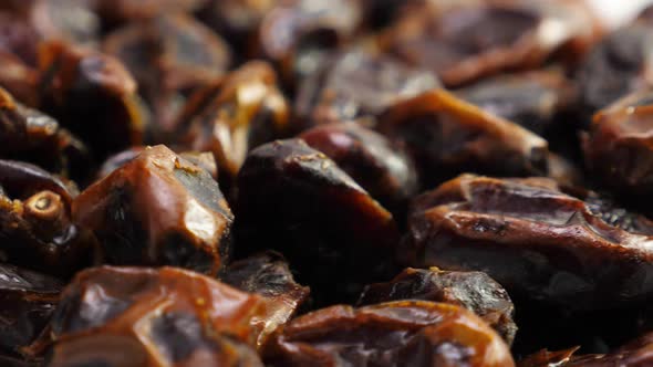 Dates Fruit Background. Dried Date, Closeup