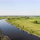 AERIAL Green field and river / Brummen, Gelderland, Netherlands - VideoHive Item for Sale