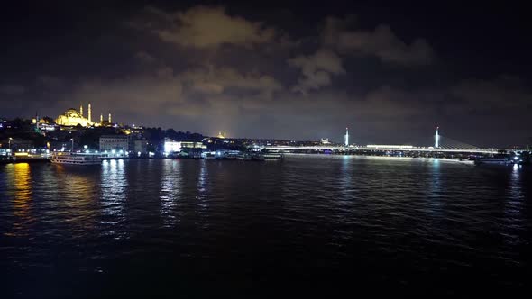 Istanbul Night Bridge