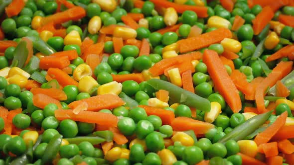 Peas And Carrots Mixture