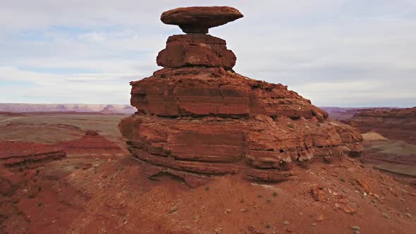 Mexican Hat Rock Formation In Utah