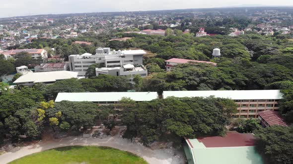 Aerial view of Suburb in the Philippines