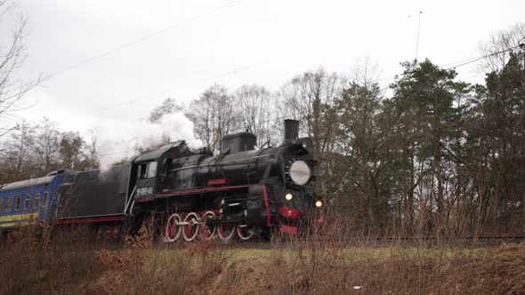 Vintage Steam Train Locomotive Locomotive Wheels