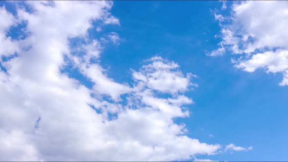 Blue sky white clouds