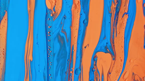 Colorful Static Footage. Blue and Red Paint Dissolve in a Solvent. Can Be Used As a Background