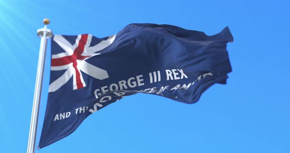 New York Union Flag, George Rex, United States