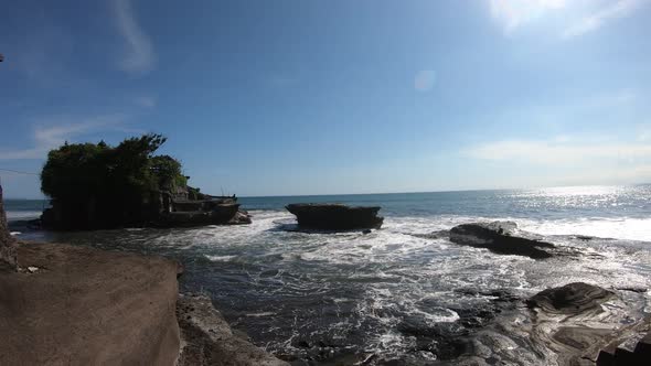 Time lapse Tanah Lot Temple