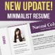 Minimalist Resume - GraphicRiver Item for Sale
