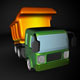 Cartoon Dump or Sand Truck - 3DOcean Item for Sale