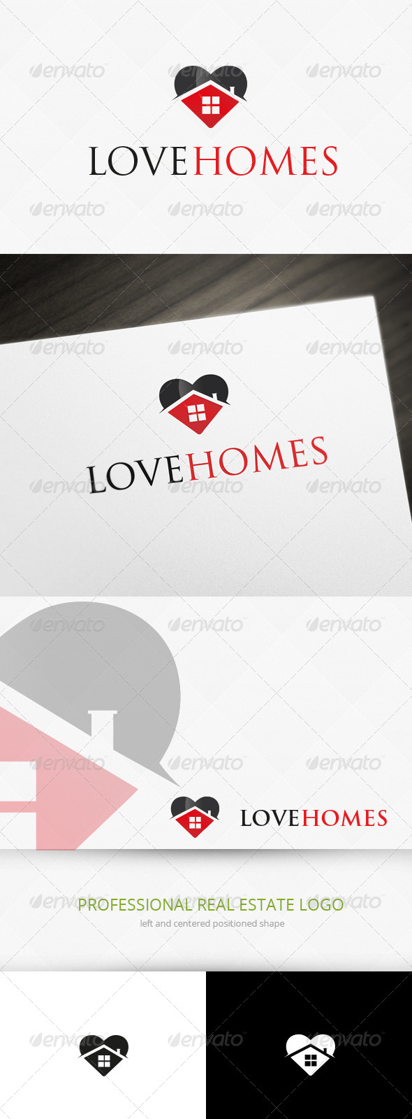 Home Love Logo Template