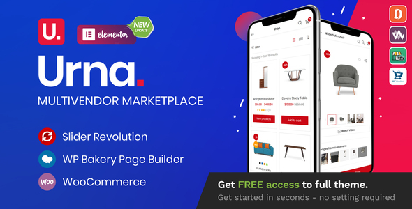 Urna - All-in-one WooCommerce WordPress Theme preview