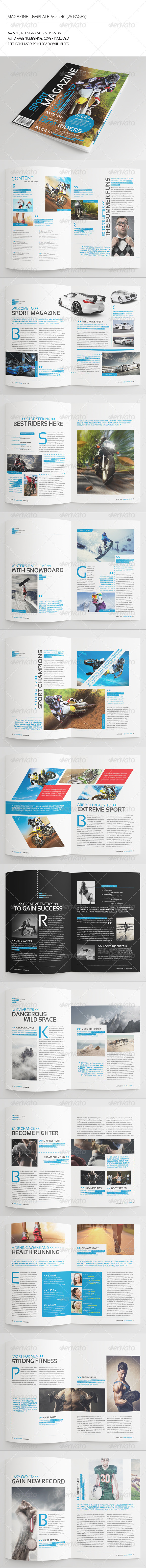 25 Pages Sport Magazine Vol40
