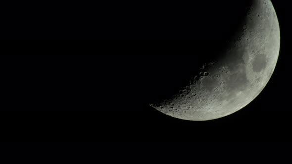 Moon  UHD Close-up. Planet Satellite.