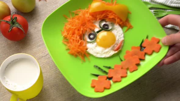 Healthy Food Art Snack for Kids