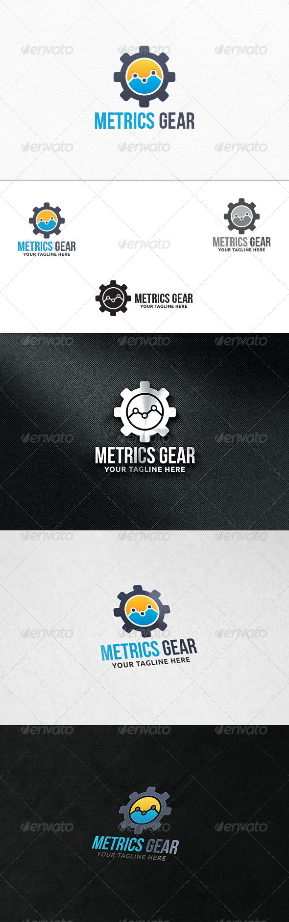 Metrics Gear - Logo Template