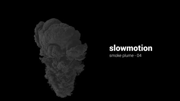 Slowmotion Smoke Plume - 04