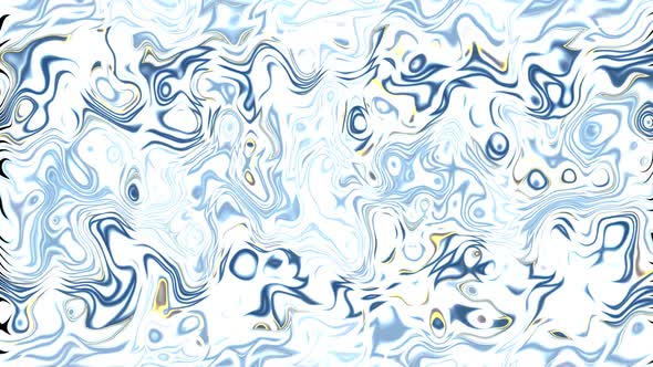 Abstract White Colorful Liquid Surface Flow Background.Silky Shiny Animation Video