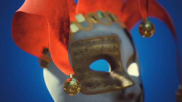 Venetian Carnival Masks with Gold alt