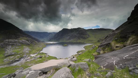 Lake in mountains