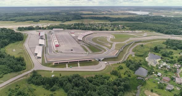 Moscow Raceway. Aerial