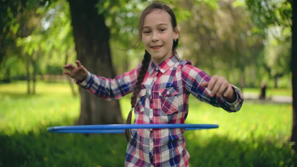 Enjoying Hula Hooping 