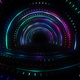 4k Colorful Neon Light Strokes Tunnel - VideoHive Item for Sale
