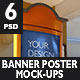 Banner and Poster Mock-Up - Vol1 - GraphicRiver Item for Sale