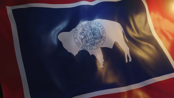 Wyoming State Flag