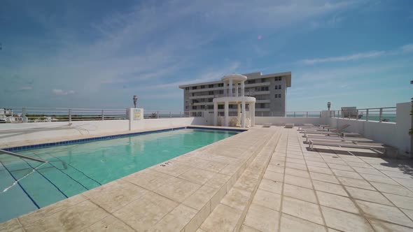 Miami Florida Rooftop Swimming Pool Area 1