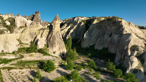 The Cosmic Landscape of Cappadocia aerial view 4 K