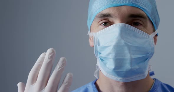 Medical professionals working at a hospital alt