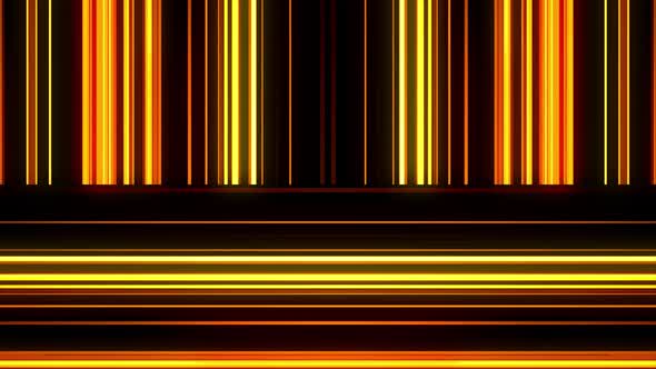 Orange Color Stripe 4K