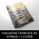 50 Pages A4 Indesign Magazine Template - GraphicRiver Item for Sale