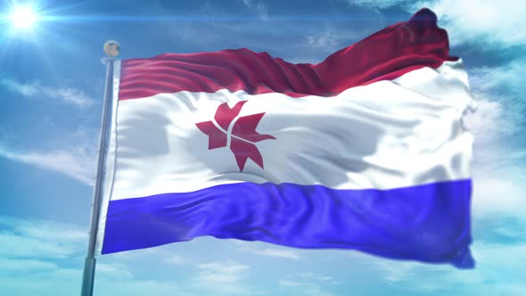4K 3D Mordovia Flag alt
