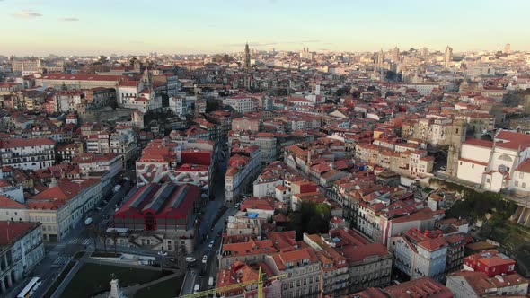 Porto City Center with Colorful Buildings and Narrow Streets