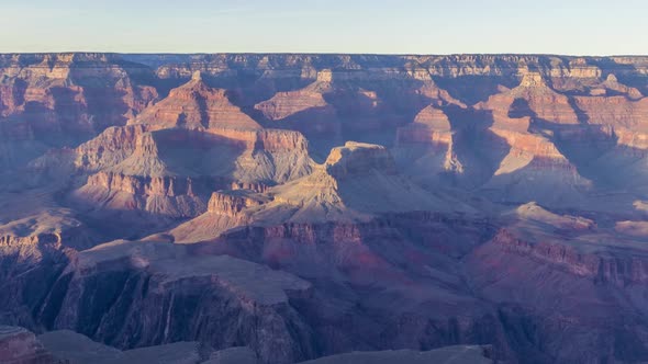 Grand Canyon at Sunset. South Rim. Arizona, USA