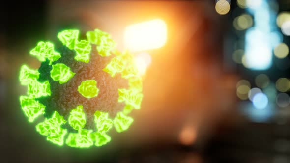 Coronavirus COVID 19 Quarantine on Empty City Streets alt