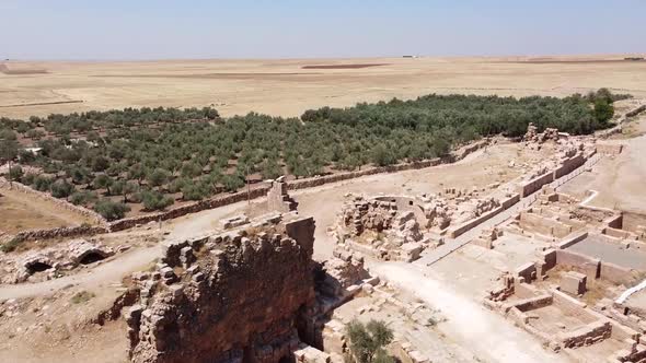 Ruins of Dara Ancient City East Roman Fortress City in Northern Mesopotamia
