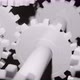 White Gearwheels - VideoHive Item for Sale