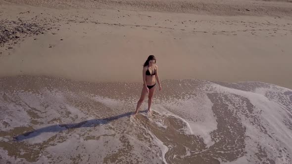 Beautiful Woman At The Beach