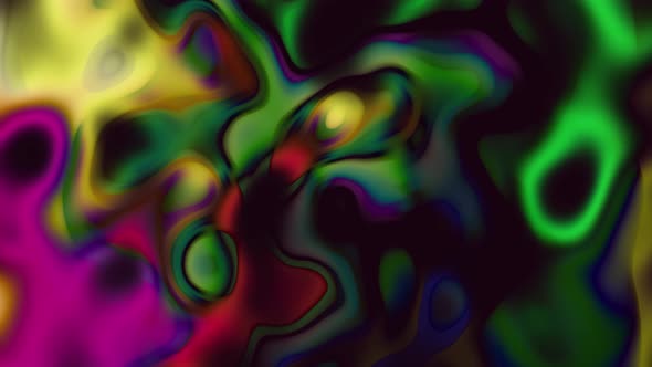 Abstract Gradient Rainbow Colorful 4k Animation Video.Trendy Liquid Smooth Waves Background