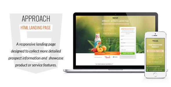 Approach - HTML Landing Page