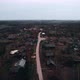View From the Top of the Gloomy Village Settlement and the Road with Forks - VideoHive Item for Sale