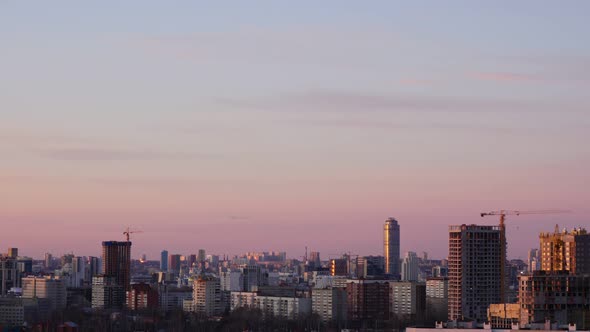 Sunrise Timelapse Clouds Colorful Spring