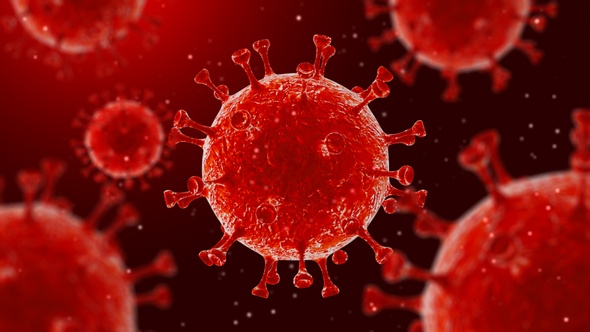 Corona Virus Visualization Background V6