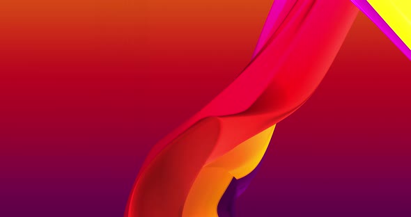 Abstract Colorful Red Neon Gradient Background with Dynamic Colorful 3d Lines
